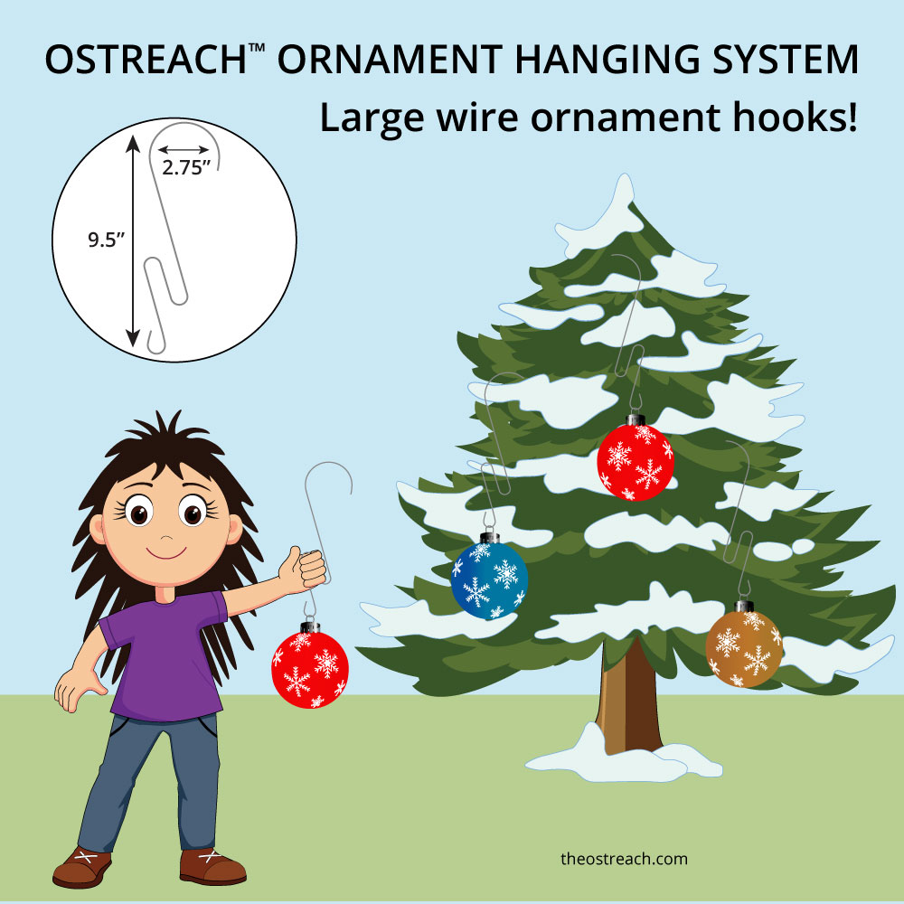 Heavy Duty Ornament Hooks OSTREACH