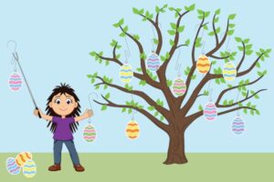 Outdoor Easter Egg Tree