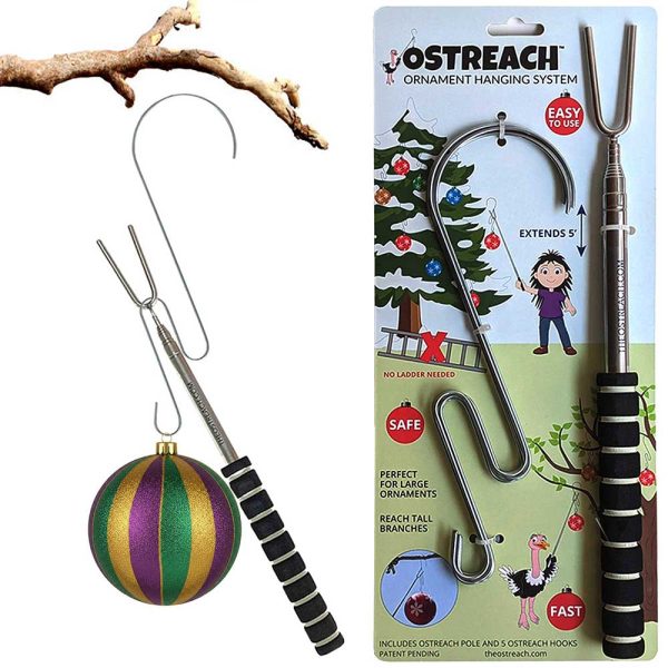 Mardi Gras Ornament Hanging System